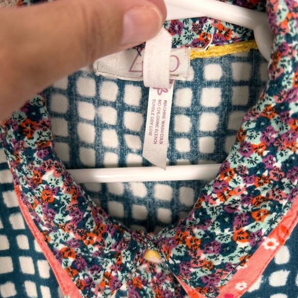 435 by Matilda Jane Girls Dress 10 Blue Honeycomb Friends Forever‎ Gloria Dress - Picture 7 of 7